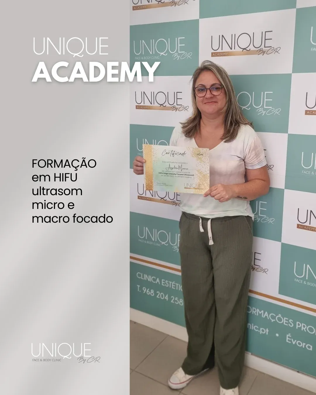 Formação em HIFU — ultrassom micro e macro focado